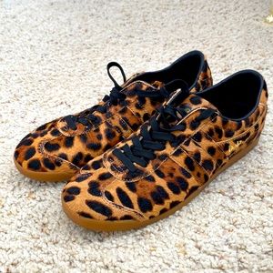 J. Crew Leopard Sneakers